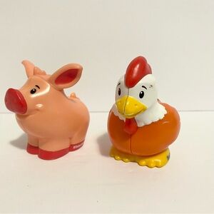 Little People Barn Animals Chicken Pig Figure Fisher Price Toy Lot Farm 4/$20 🛑